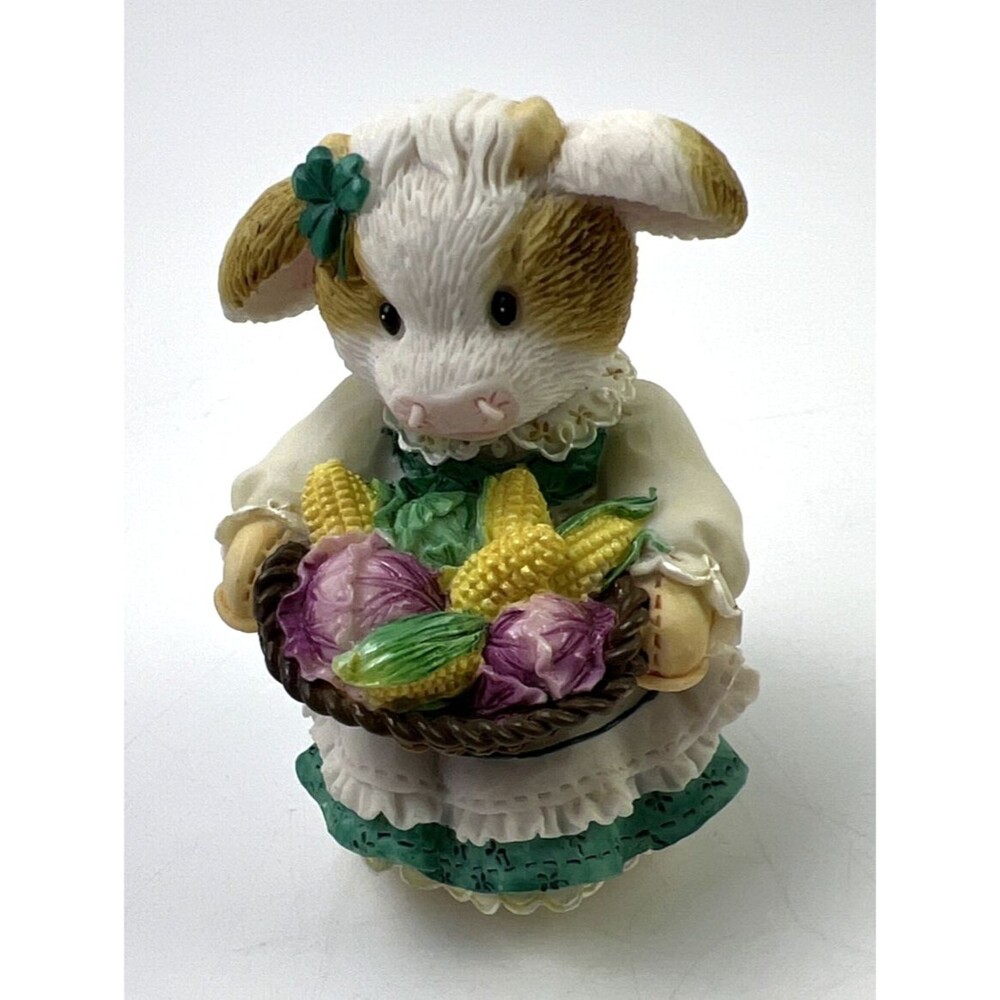 Vintage Mary Moo Moo's Enesco "Corn Beef And Cabbage" #257478